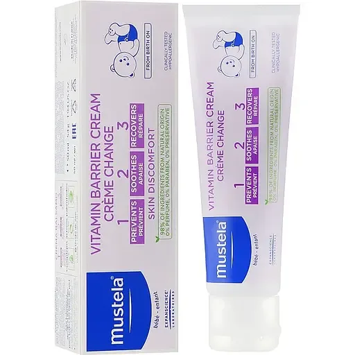Вітамінізований захисний крем під підгузок Mustela bebe 50 мл