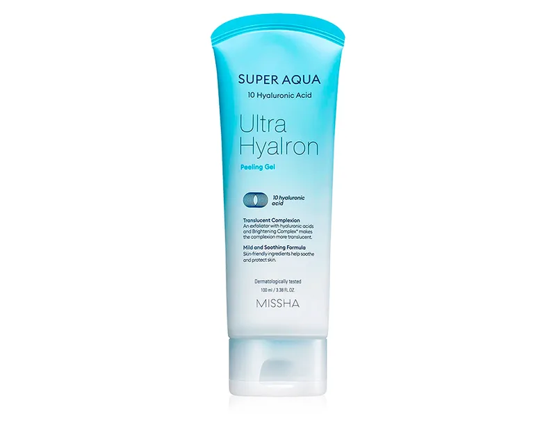 Зволожуючий пілінг-гель для обличчя Missha Super Aqua Ultra Hyalron Peeling Gel, 100мл
