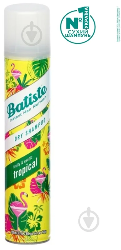 Сухий шампунь Batiste Тропіки 200 мл