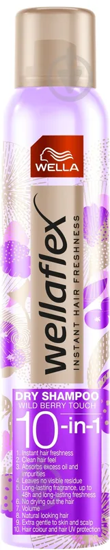 Сухий шампунь Wellaflex Вуаль диких ягід 180 мл