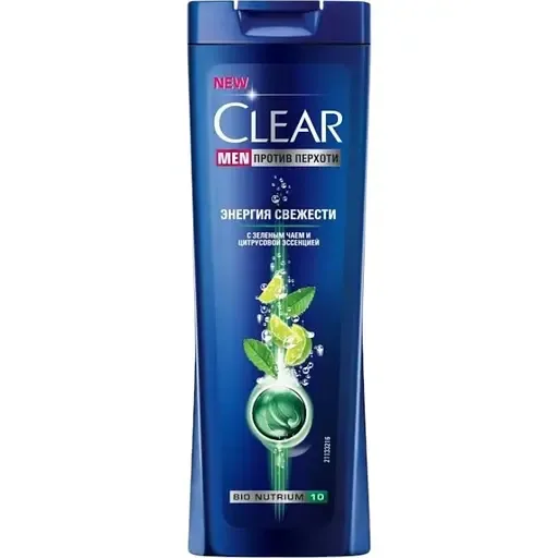 Шампунь для чоловіків Clear Енергія свіжості 400 мл