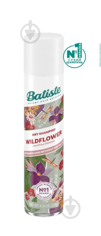 Сухий шампунь Batiste Wildflower 200 мл