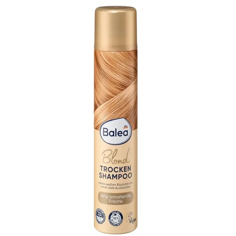 Сухий спрей-шампунь для світлого волосся Balea Trockenshampoo für Helles Haar, 200 мл (2707233)