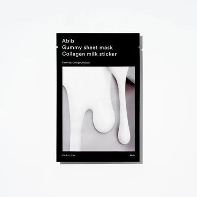 Abib Gummy Sheet Mask Collagen Milk Sticker – маска для обличчя з колагеном 1 шт.