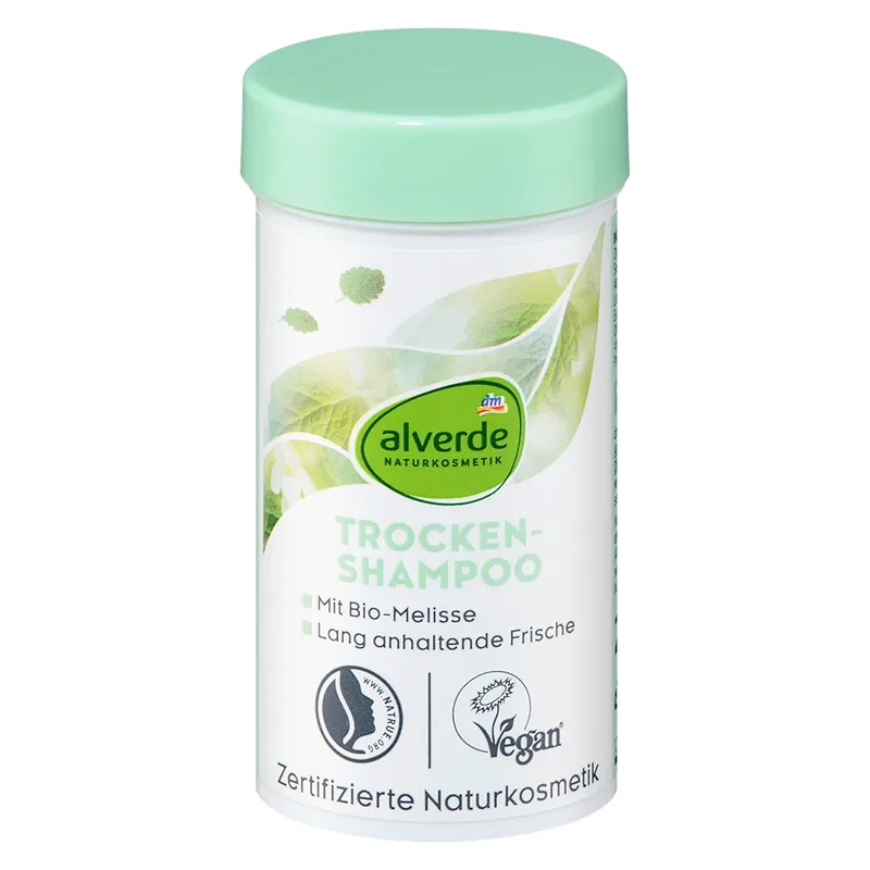 Сухий шампунь-пудра Alverde Naturkosmetik для волосся з органічною мелісою 20 г