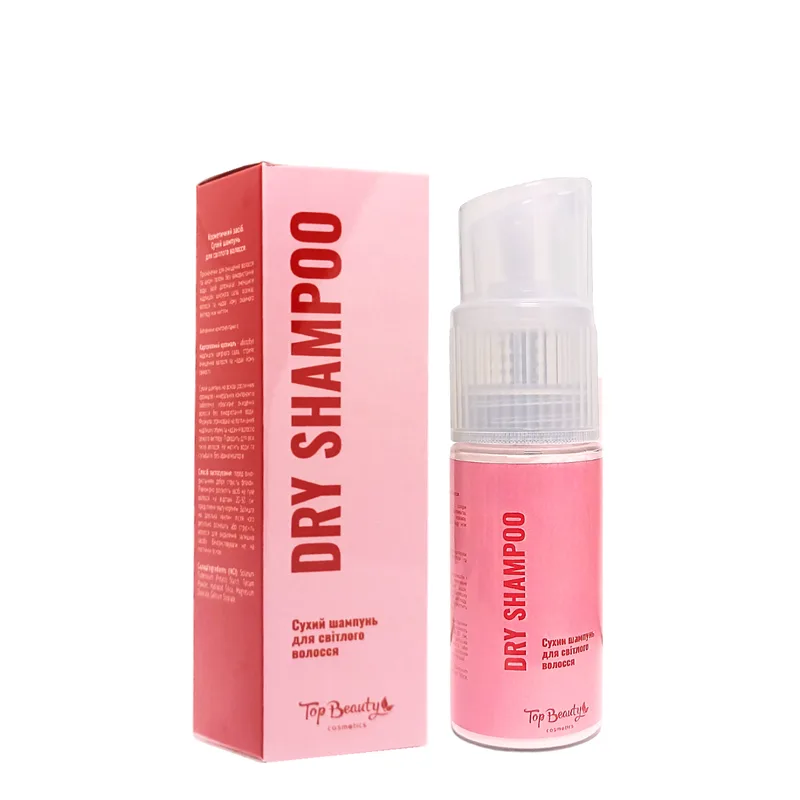 Шампунь сухий для світлого волосся Top Beauty Dry Shampoo 60 мл
