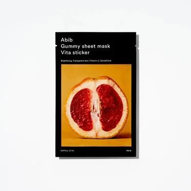Abib Gummy Sheet Mask Vita Sticker – тканинна маска для обличчя з вітамінами 1 шт.