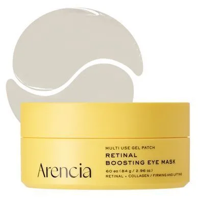 ARENCIA Retinal Boosting Eye Mask – патчі під очі з ретиналем і пептидами 60 шт.