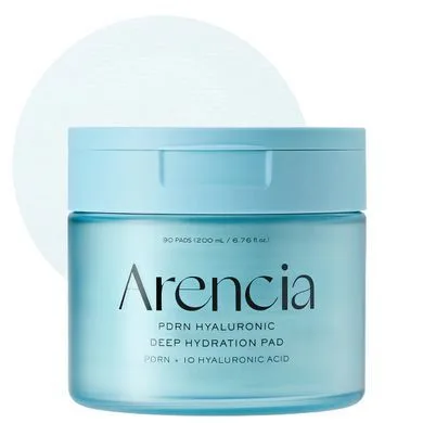 ARENCIA PDRN + Hyaluronic Deep Hydration Pads 90EA – зволожувальні тонер-пади з гіалуроновою кислотою і PDRN 90 шт.