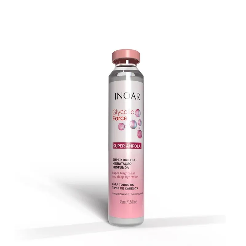 Ампула для інтенсивного відновлення волосся Inoar Glycolic Force 45 мл (33358948)