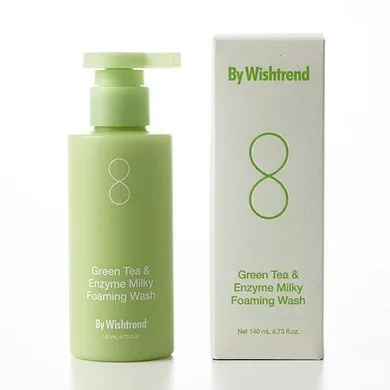 By Wishtrend Green Enzyme Foaming Wash – пінка для вмивання з зеленим чаєм та ензимами 140 мл