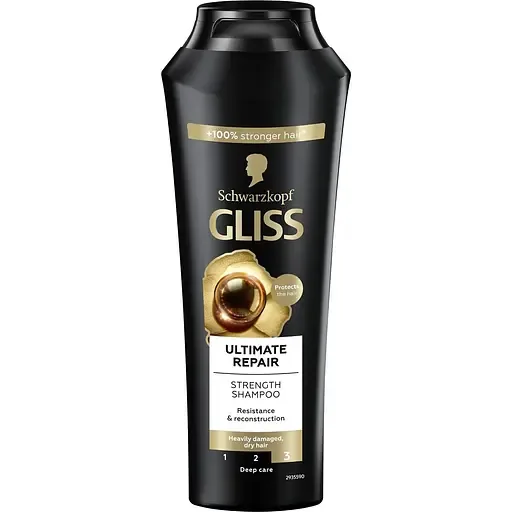 Шампунь Gliss Ultimate Repair для сильно пошкодженого та сухого волосся