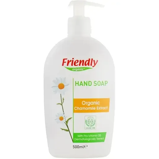 Органічне мило для рук Friendly Organic Екстракт ромашки 500 мл