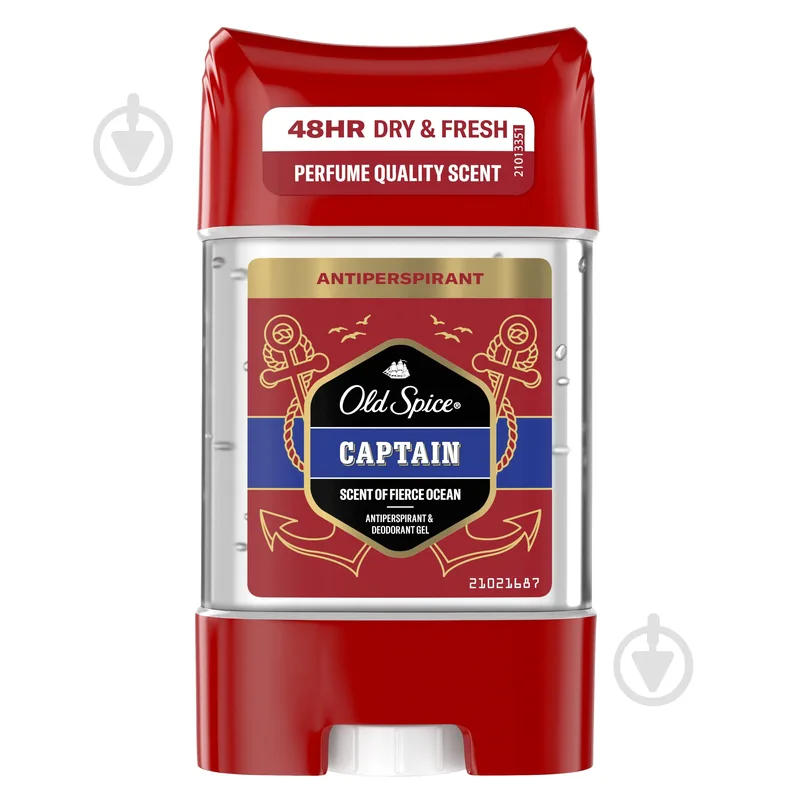 Гелевий дезодорант-антиперспірант для чоловіків Old Spice Captain 70 мл