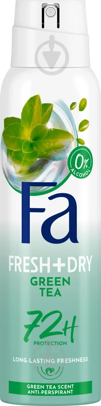 Антиперспірант для жінок Fa Fresh & Dry Fresh & Dry Зелений Чай 150 мл