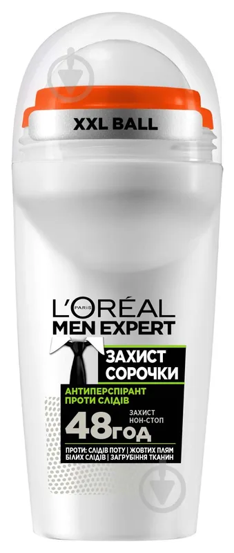 Антиперспірант для чоловіків L'Oreal Paris Men Expert Захист сорочки (кульковий) 50 мл