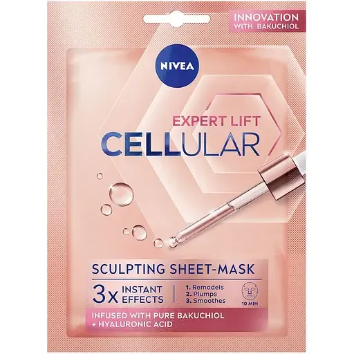 Тканинна контуринг-маска NIVEA Hyaluron Cellular Filler 28 г