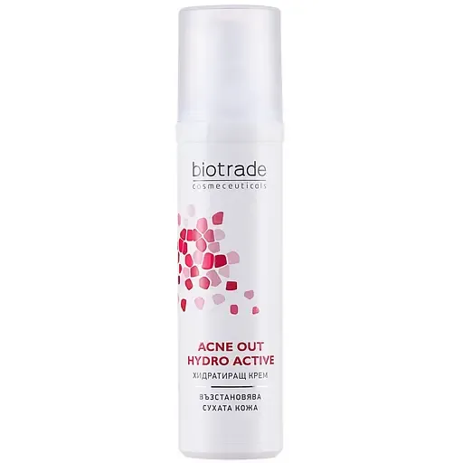 Зволожувальний крем для обличчя Biotrade Acne Out Hydro Active 60 мл (3800221840396)