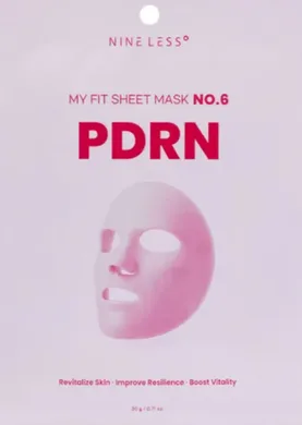 NINE LESS My Fit Sheet Mask No.6 PDRN – тканинна маска з PDRN 1 шт.