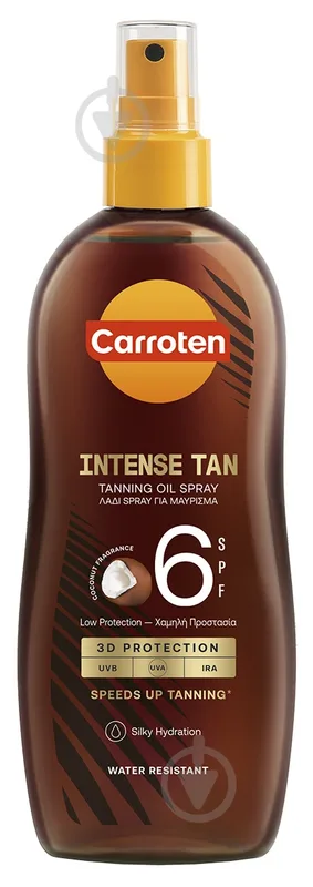 Олія Carroten Intense Tan Tanning Oil Spray Spf6 200 мл