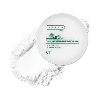 VT Cosmetics Cica No Sebum Mild Powder – прозора матуюча пудра для обличчя 5 г.