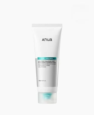 Anua PDRN Hyaluronic Acid Moisturizing Cleansing Foam – зволожуюча пінка для вмивання з PDRN 150 мл