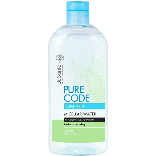 Міцелярна вода Dr. Sante Pure Cоde Clean Skin для всіх типів шкіри 500 мл