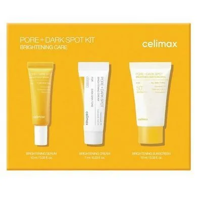 Celimax Pore + Dark Spot Brightening Kit – набір мініатюр для освітлення і сяяння шкіри