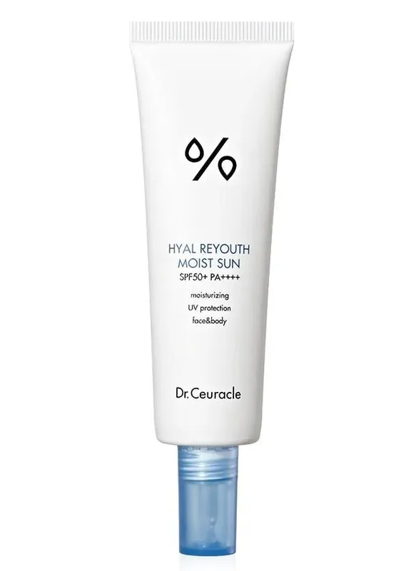 Сонцезахисний крем для обличчя Dr. Ceuracle Hyal Reyouth Moist Sun SPF50+ PA++++ 50мл