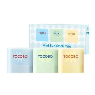 TOCOBO Mini sunstick trio – набір із трьох сонцезахисних стіків МІНІ