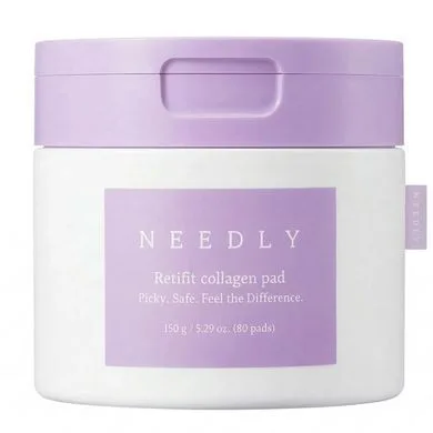 Needly Retifit Collagen Pad – тонер-педи з колагеном для зволоження та пружності 80 шт.