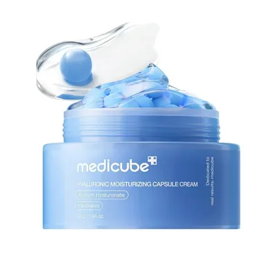 Medicube Hyaluronic Moisturizing Capsule Cream – зволожувальний капсульний крем з гіалуроновою кислотою 55 г.