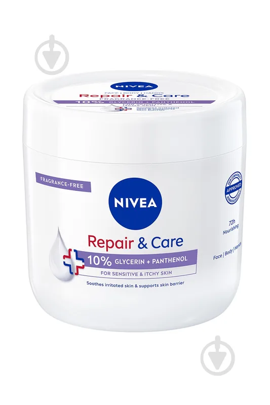 Крем NIVEA Відновлення та догляд для сухої та чутливої шкіри універсальний 400 мл