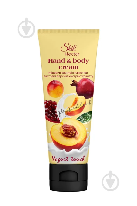 Крем для тіла Shik Nectar Yogurt touch Екстракти персика і граната 75 мл