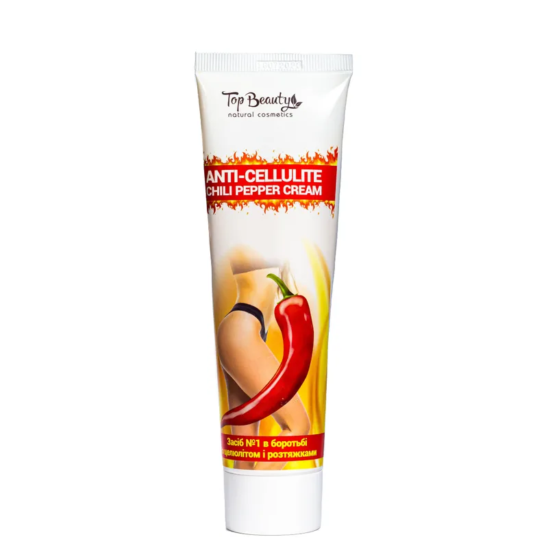 Крем з перцем чилі антицелюлітний Top Beauty Anti-Cellulite Chili Pepper Cream