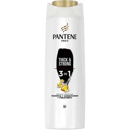 Шампунь та бальзам-ополіскувач Pantene Pro-V Total Fullness Shampoo 3 в 1 Густе та міцне 360 мл (81664686)