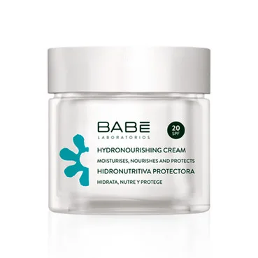 Зволожуючий живильний крем для обличчя SPF 20Babe Laboratorios Hydronourishing Cream SPF 20
