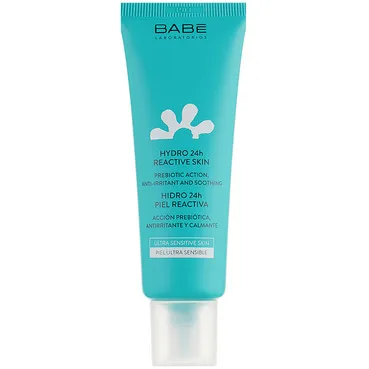 Крем зволоження 24 години для чутливої шкіри обличчяBabe Laboratorios Anti-Irritant and Soothing Cream