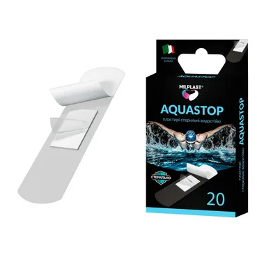 Водостійкі стерильні пластирі Milplast AquaStop