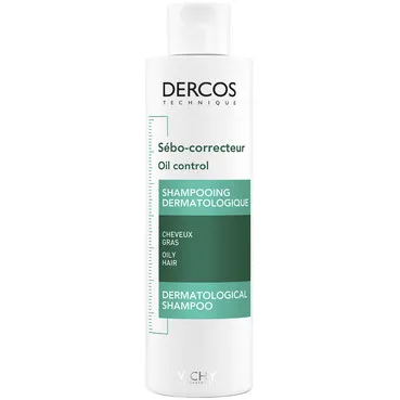 Себорегулюючий шампунь для жирного волоссяVichy Dercos Oil Control Advanced Action Shampoo