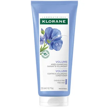 Бальзам-ополіскувач БІО з волокнами льону для надання об'ємуKlorane Conditioning Balm With Flax Fiber