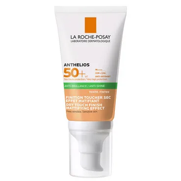 Крем-гель АНТЕЛІОС сонцезахисний матуючий з тональним ефектом, SPF50+La Roche Posay Anthelios XL Tinted Dry Touch Gel-Crema SPF50+