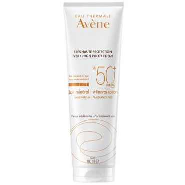 Сонцезахисне молочко мінеральне SPF 50+Avene Very High Protection Mineral Lotion SPF 50+