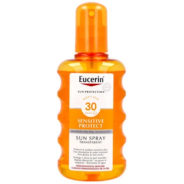 Сонцезахисний спрей для тіла з SPF 30Eucerin Sensitive Protect Sun Spray Transparent SPF 30