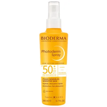 Спрей ФОТОДЕРМ SPF50+ сонцезахисний для обличчя і тілаBioderma Photoderm Spray SPF50+