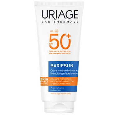 Бар'єсан сонцезахисний зволожувальний мінеральний крем SPF50+Uriage Bariesun Moisturizing Mineral Cream SPF 50+