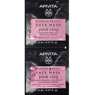 Маска для обличчя М'ЯКЕ ОЧИЩЕННЯ з рожевою глиною Apivita Express Beauty Gentle Cleansing Face Mask With Pink Clay