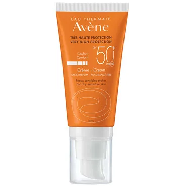 Сонцезахисний крем для сухої чутливої шкіри SPF 50+Avene Cream Very High Protection SPF 50+