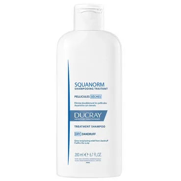 Шампунь проти сухої лупиDucray Squanorm Treatment Shampoo Dry Dandruff