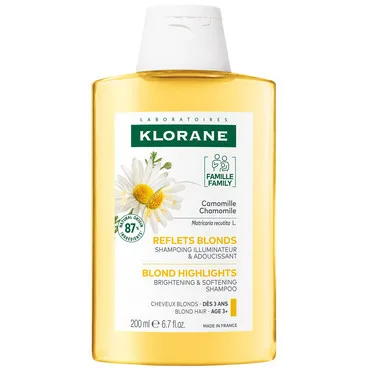 Шампунь з екстрактом ромашки для світлого волоссяKlorane Shampoo With Chamomile Extract